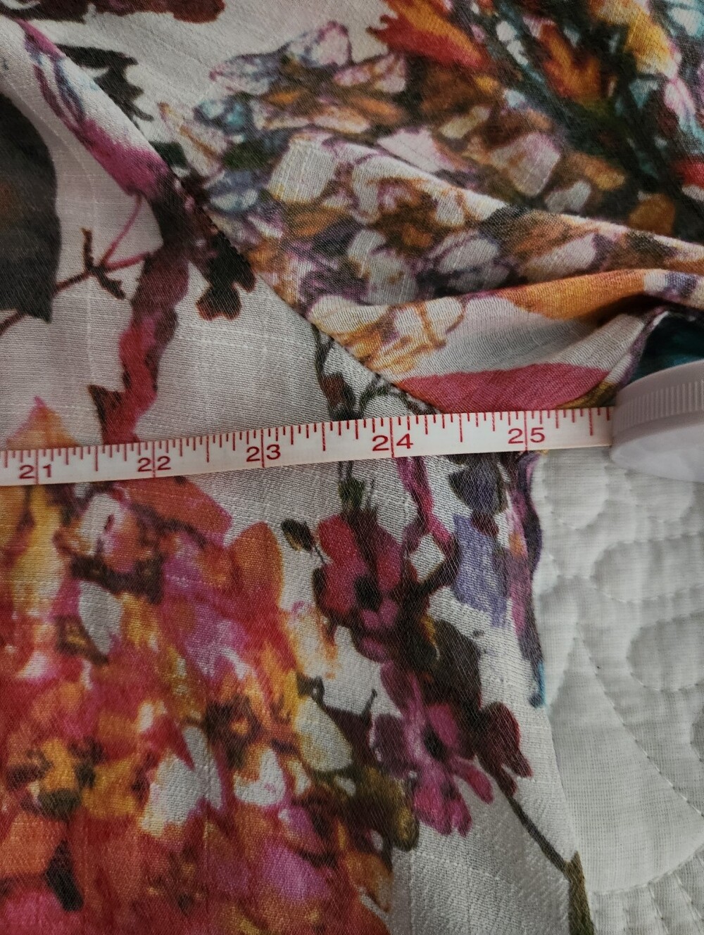Spense Multicolor Floral Off-Shoulder Tunic Top - Picture 5 of 6